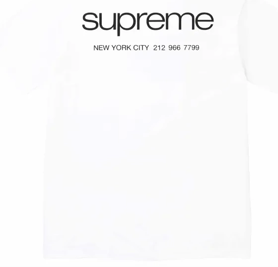 NYC Information Short Black Store 23FW Tee sleeved S XL White L and M 0311