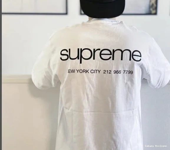 NYC Information Short Black Store 23FW Tee sleeved S XL White L and M 0311